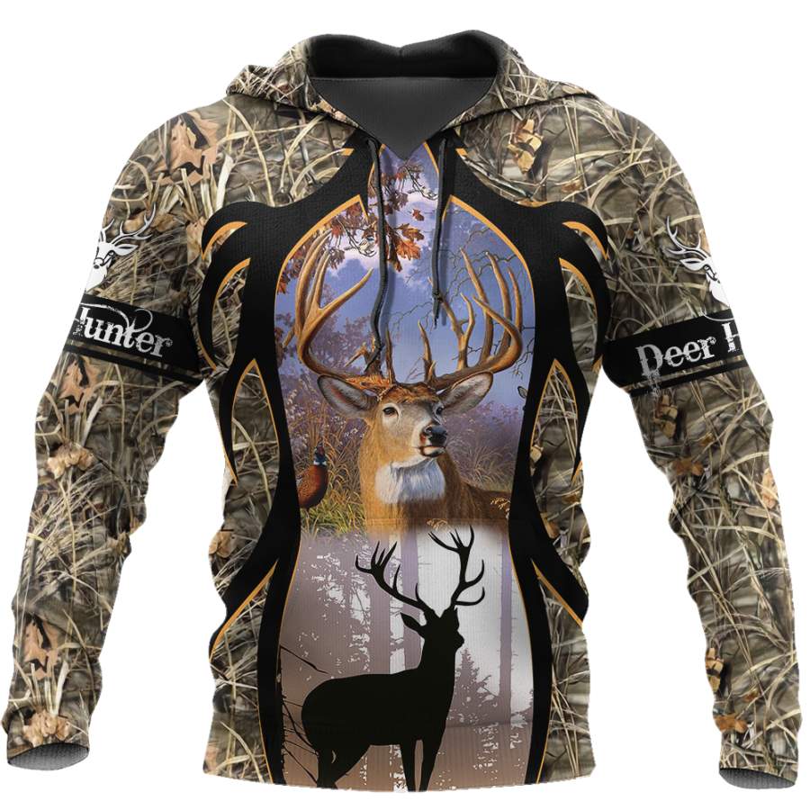 Deer Hunting 3D All Over Printed Shirts for Men and Women AZ251101