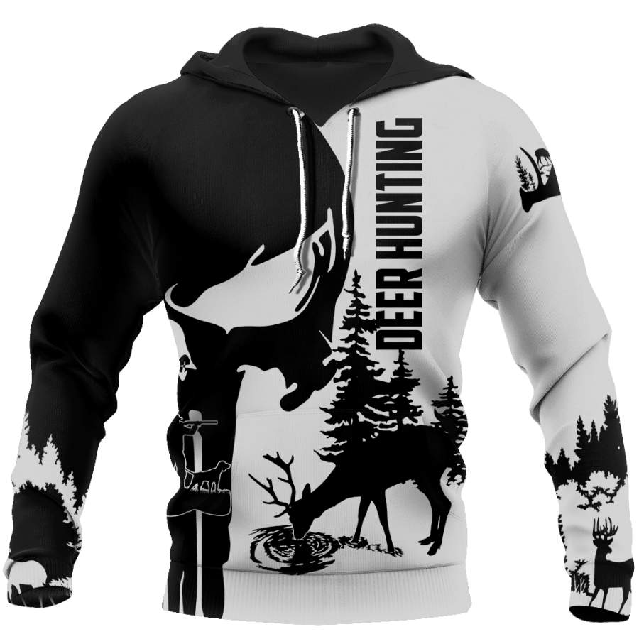 Dear hunting 3D all over printed shirts for men and women JJ271201 PL