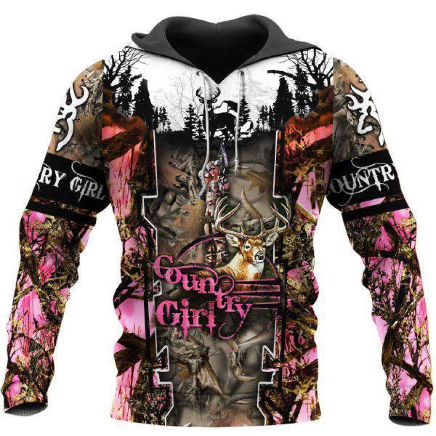 Deer Hunting 3D All Over Printed Shirts for Men and Women TT091001