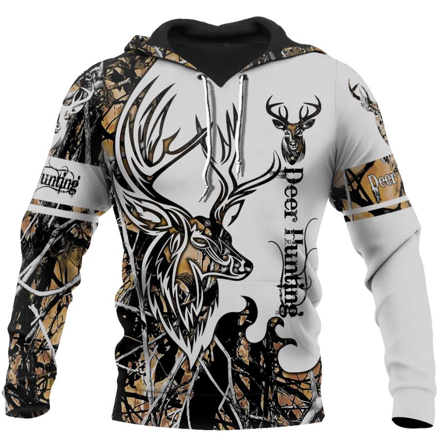 DEER HUNTING OUTSHINE CAMO 3D ALL OVER PRINTED SHIRTS FOR MEN AND WOMEN JJ051205 PL