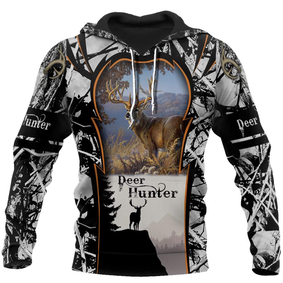 Deer Hunting 3D All Over Printed Shirts for Men and Women JJ21111