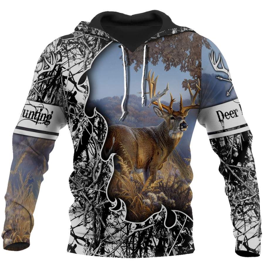 Deer Hunting 3D All Over Printed Shirts for Men and Women JJ21112