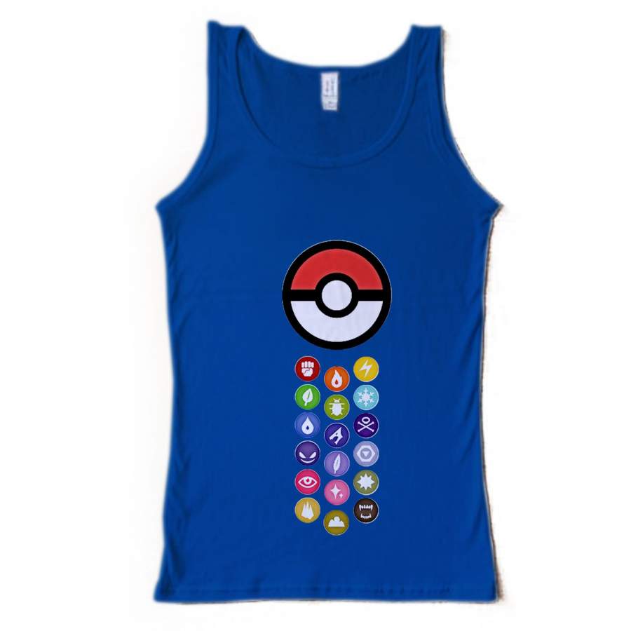 Pokemon Go Pokemon Types Men’s Tank Top