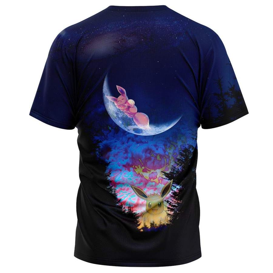 Eevee Moon Pokemon T-Shirt