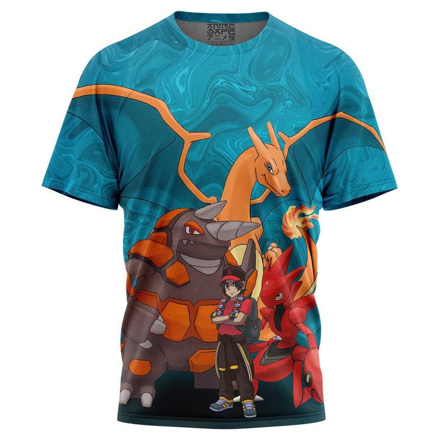 Ash With Pokemons T-Shirt