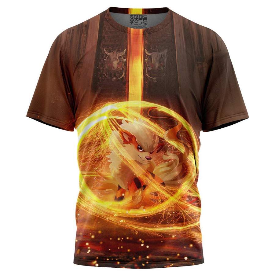 Awakened Growlithe Pokemon T-Shirt