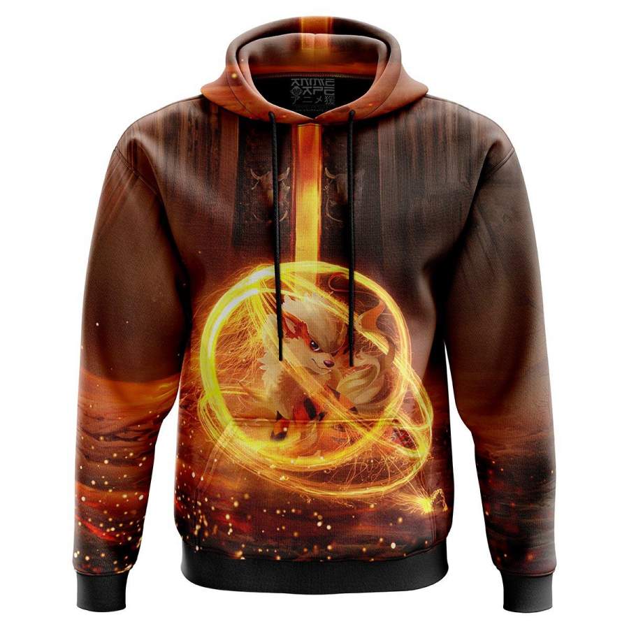 Awakened Growlithe Pokemon Hoodie