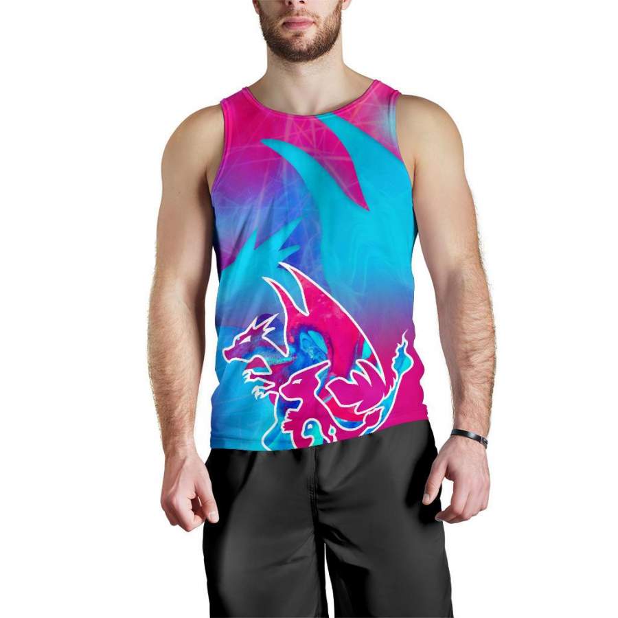 Charizard Evalution Pokemon Premium Tank Top