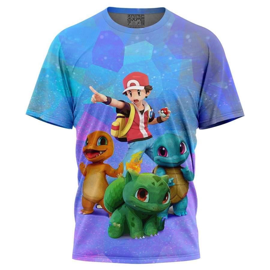 Ash in Action Pokemon T-Shirt