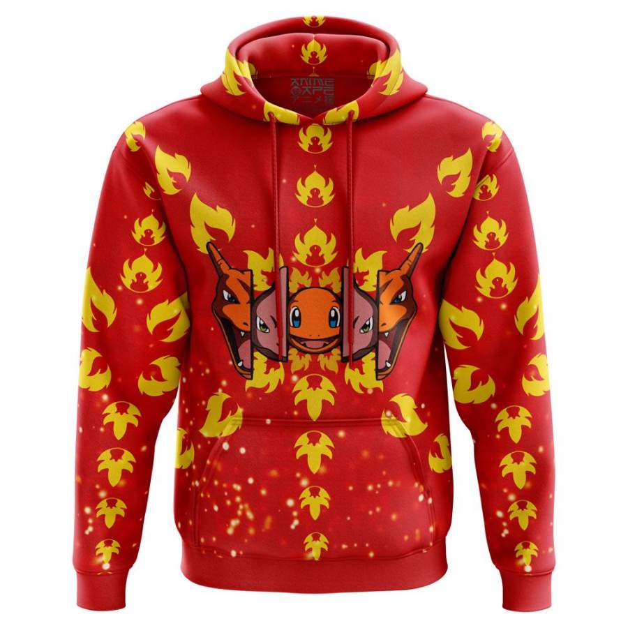 Burning Charizard Pokemon Hoodie