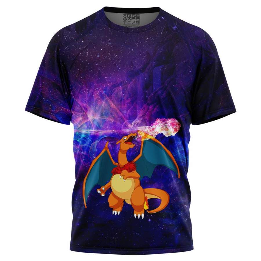 Charizard On Fire Pokemon T-Shirt