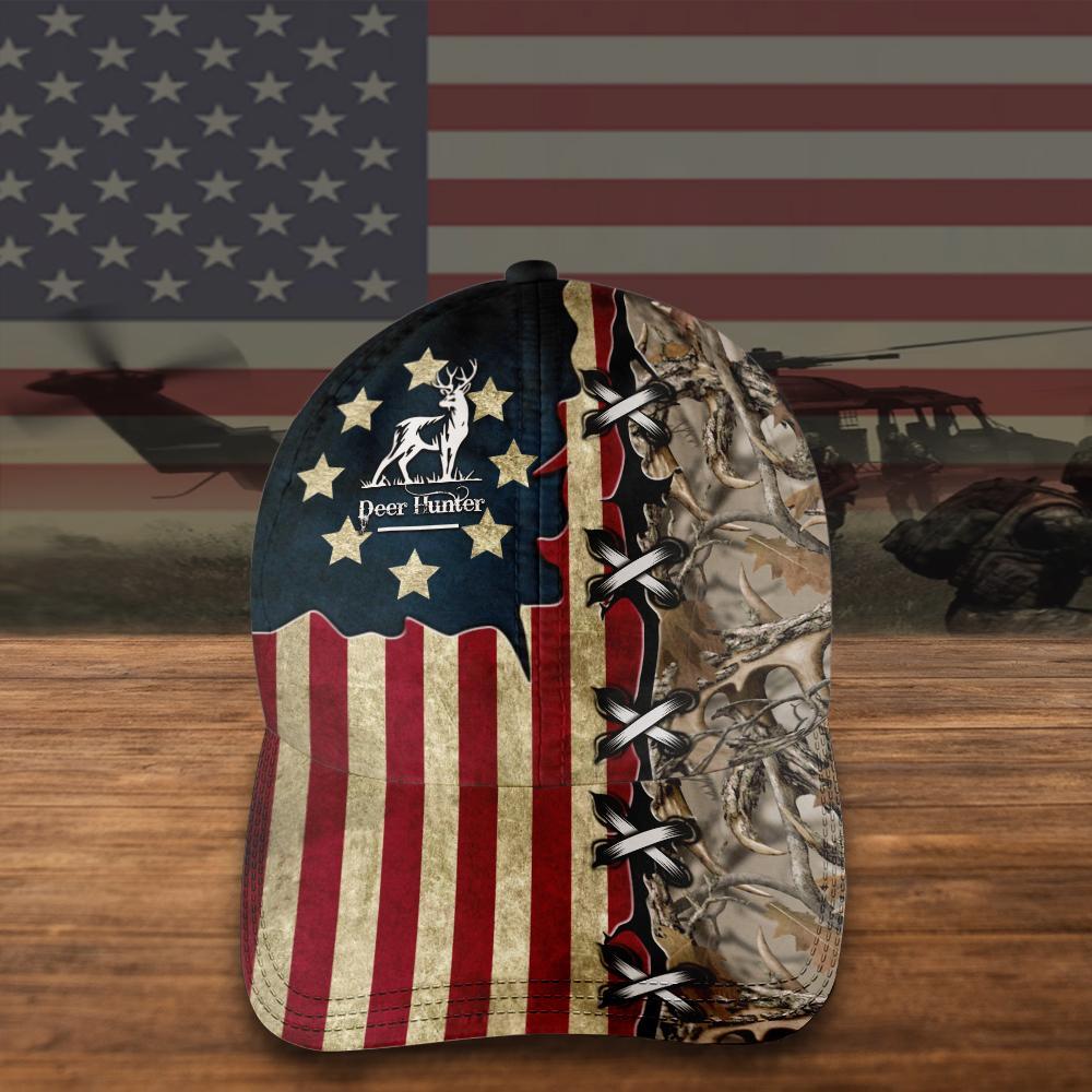 Custom Cap M21 ?C Deer Hunter Love Hunting-Custom Your Cap All Over Printed