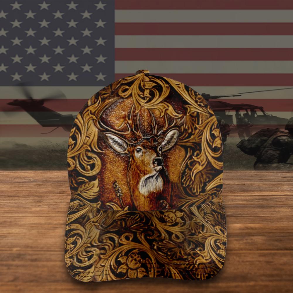 Custom Cap M14 ?C Deer Hunter Love Hunting-Custom Your Cap All Over Printed