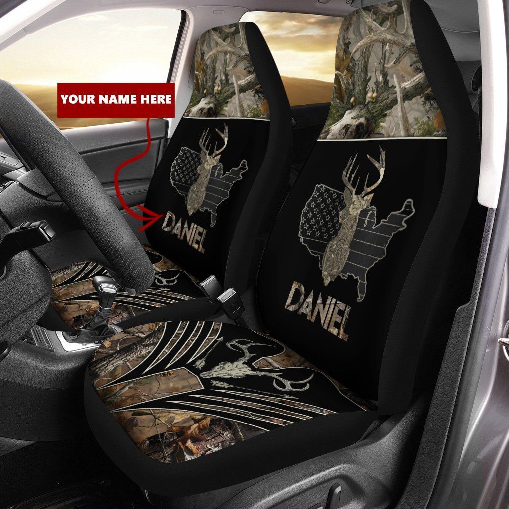 Custom Hunting Hpt Car Seat Cover (Set Of 2) Ver 1