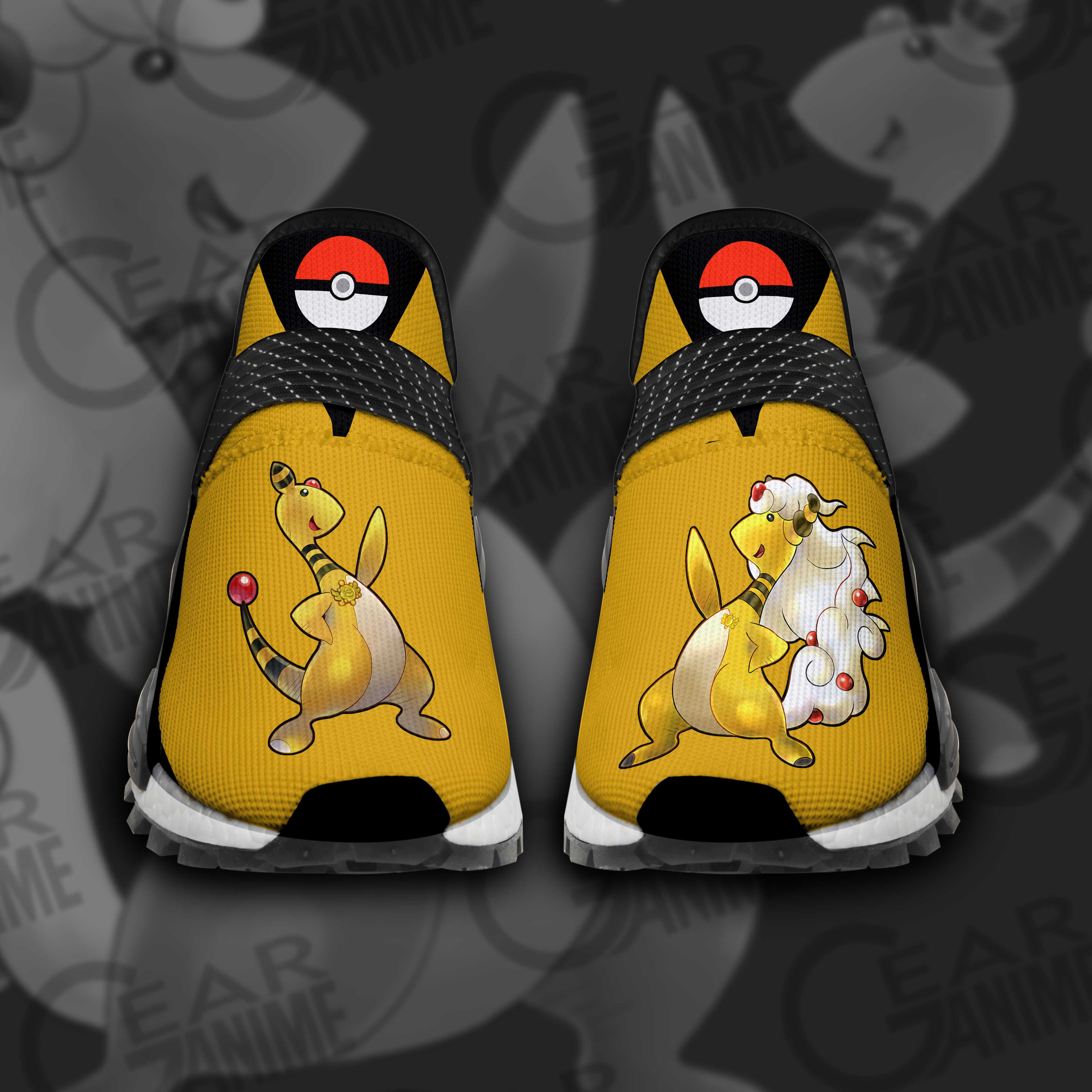 Ampharos Shoes Pokemon Custom Anime Shoes Tt11