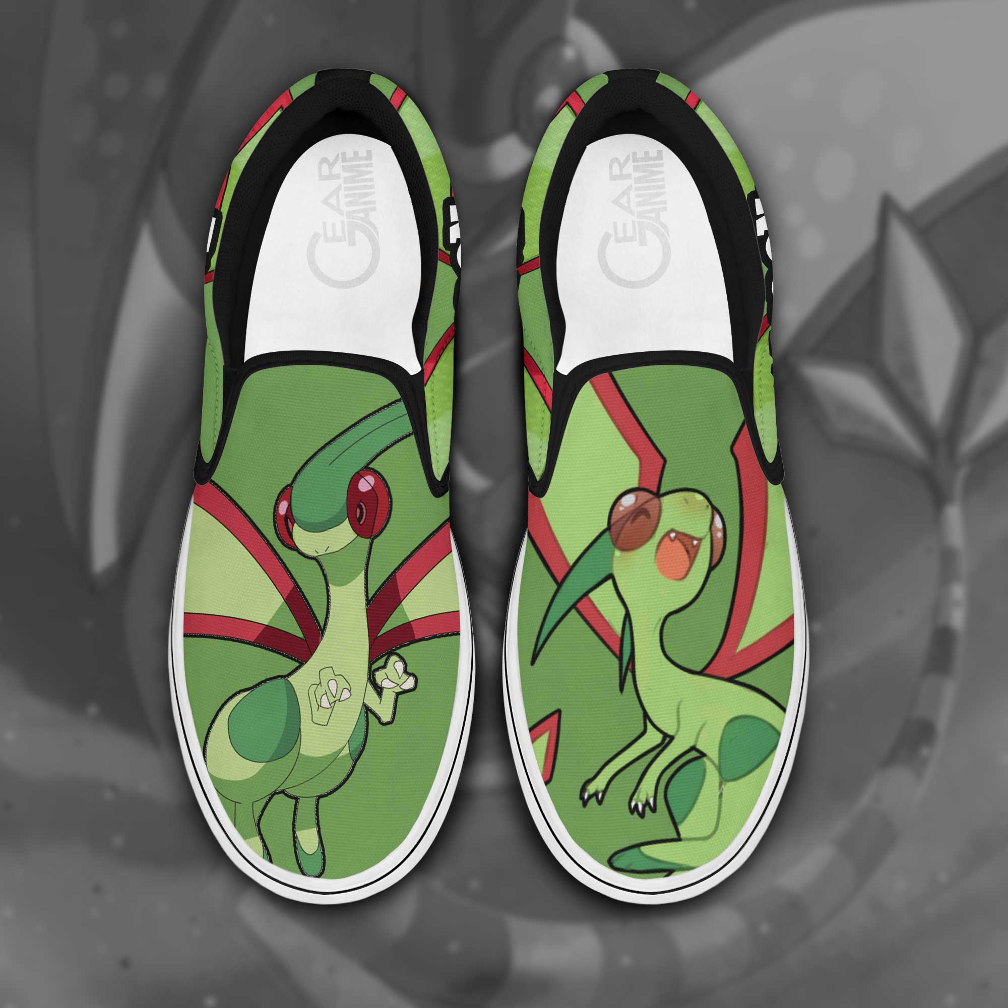 Flygon Slip On Sneakers Pokemon Custom Anime Shoes