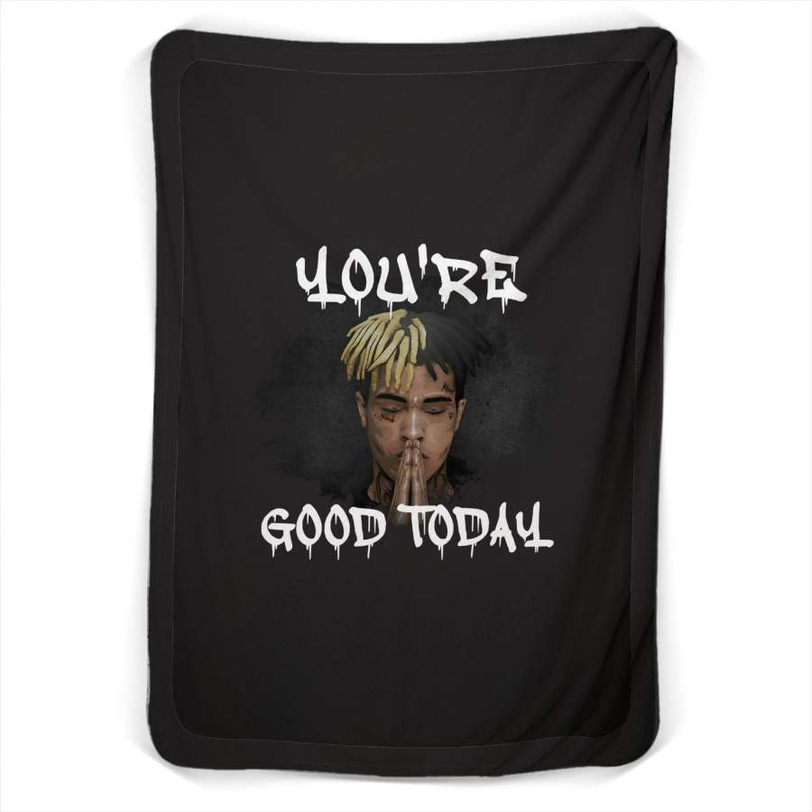 Xxxtentacion Mugshot Lyric Fleece Blanket