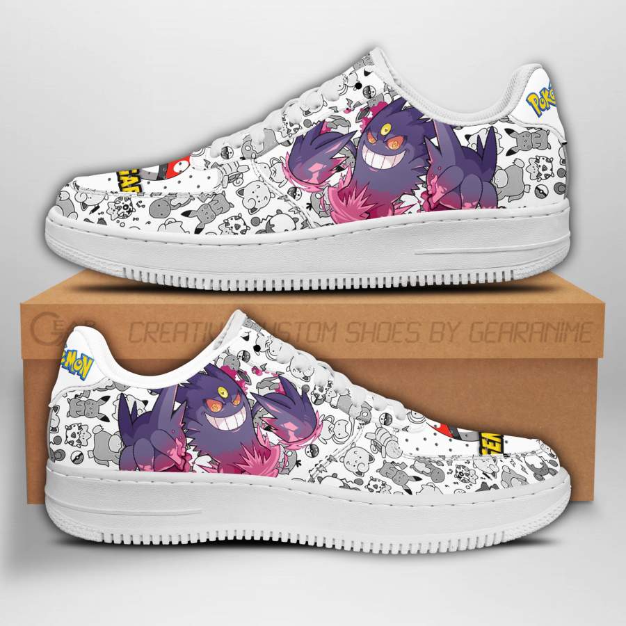 Gengar Air Sneakers Pokemon Shoes Fan Gift Idea PT04