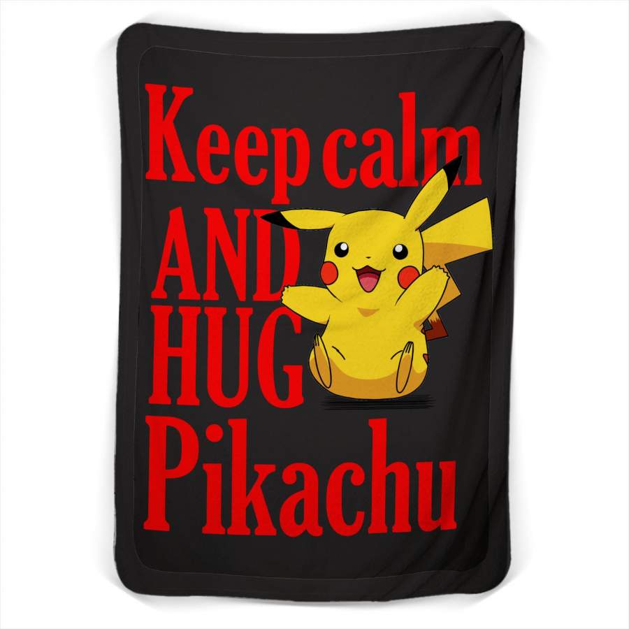 Pokemon Hug Pikachu Fleece Blanket