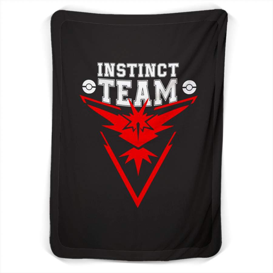 Instinct Team Pokemon Go Fleece Blanket