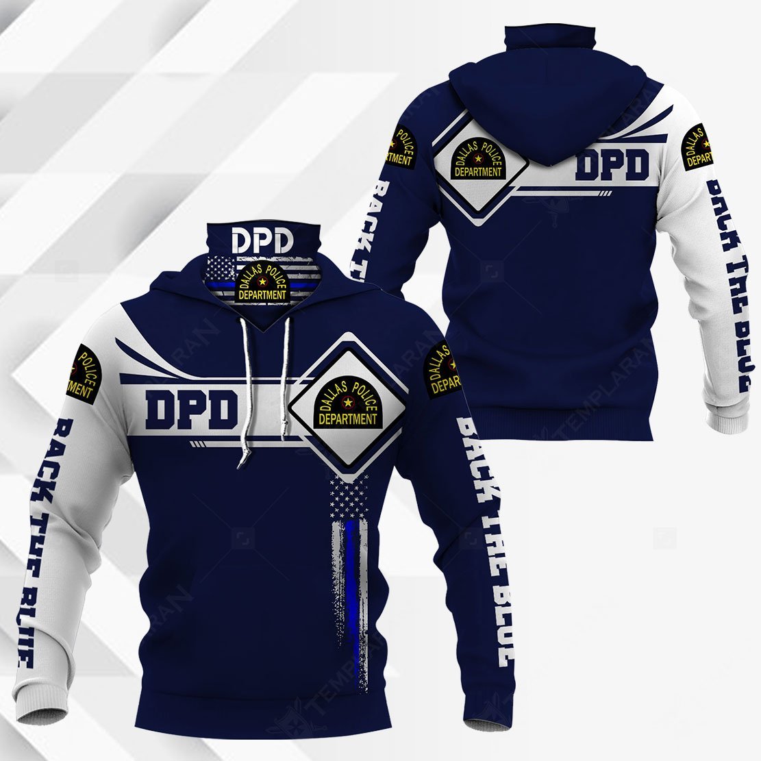 Dallas Police Department Hoodie Mask Ltd Tdh