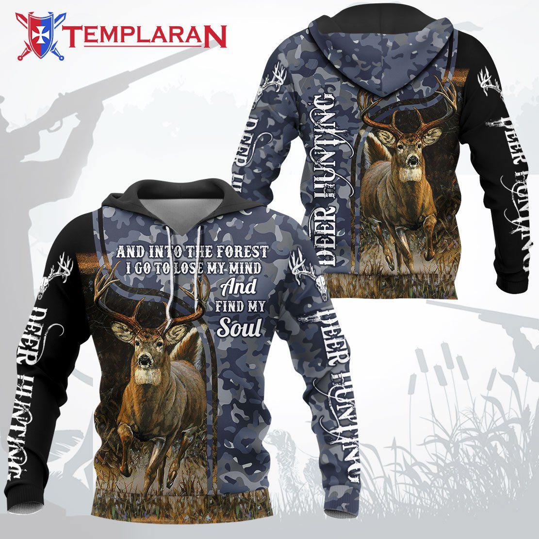 Deer Hunting 3D Full Printing Pm-Ct00491