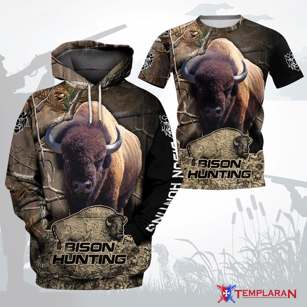 Bison Hunting 3D Full Printing