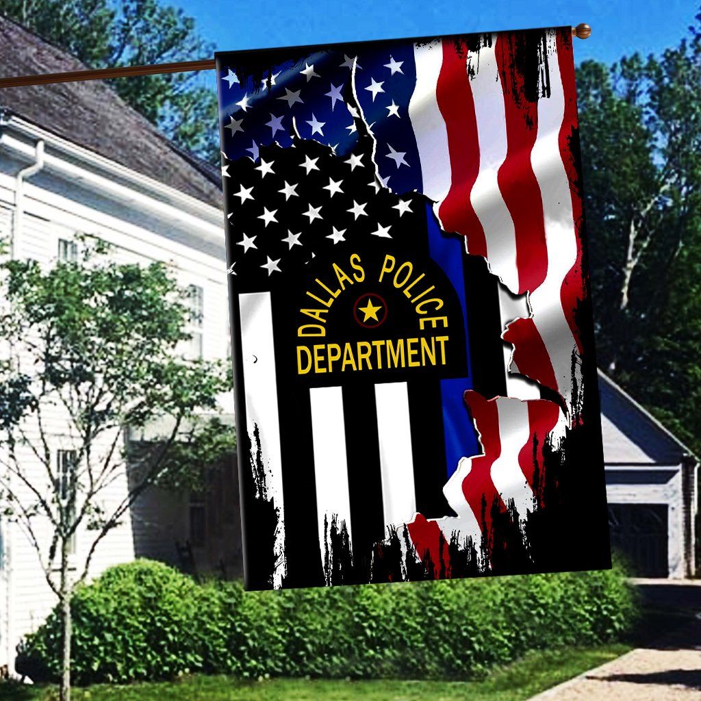 Dallas Police Departmen Flag 3D Full Printing