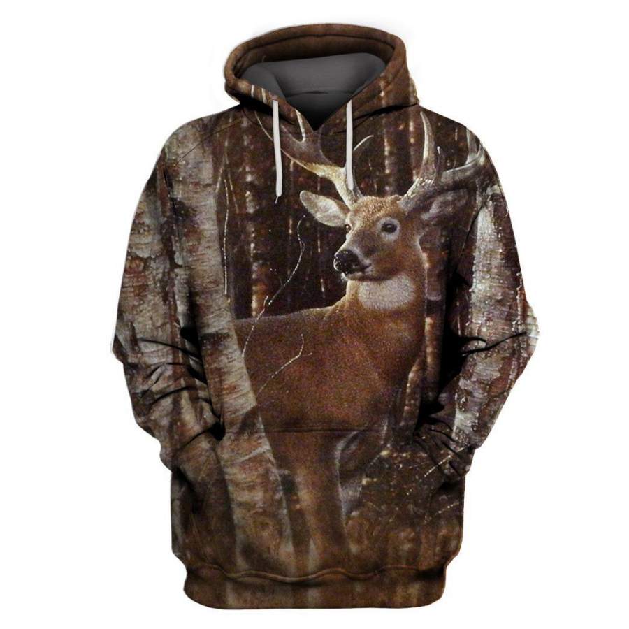 Deer hunting 3D Full Printing Hunting T-shirt