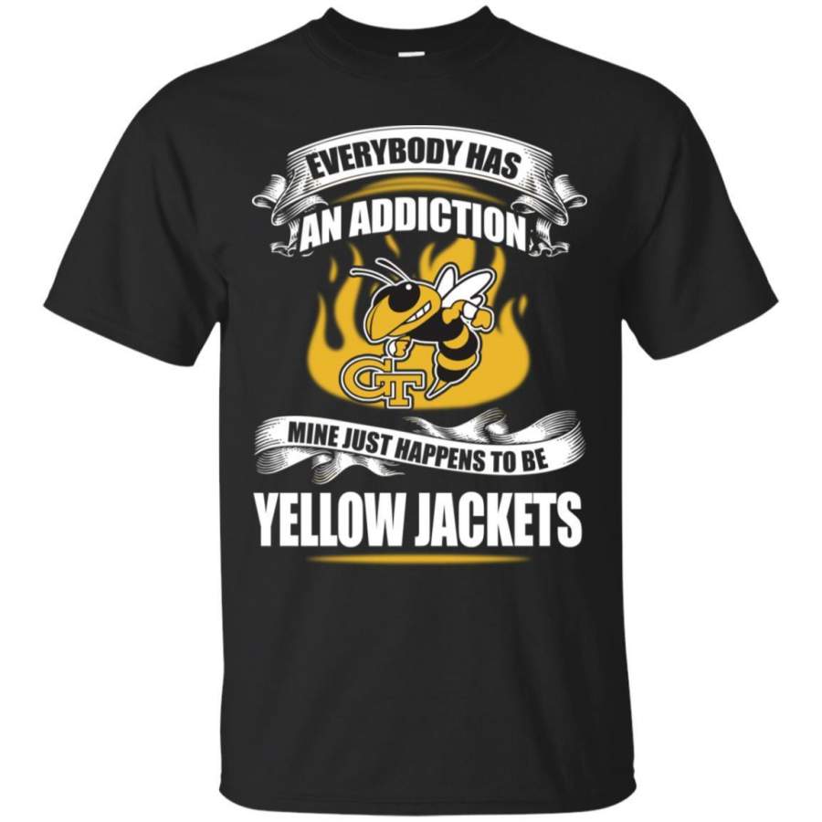 Everybody Has An Addiction Mine Just Happens To Be Georgia Tech Yellow Jackets T Shirt