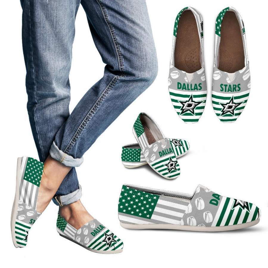 American Flag Dallas Stars Casual Shoes