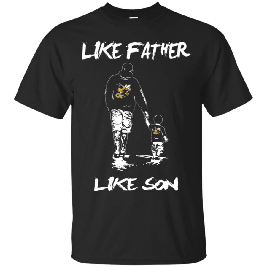 Happy Like Father Like Son Georgia Tech Yellow Jackets T Shirts