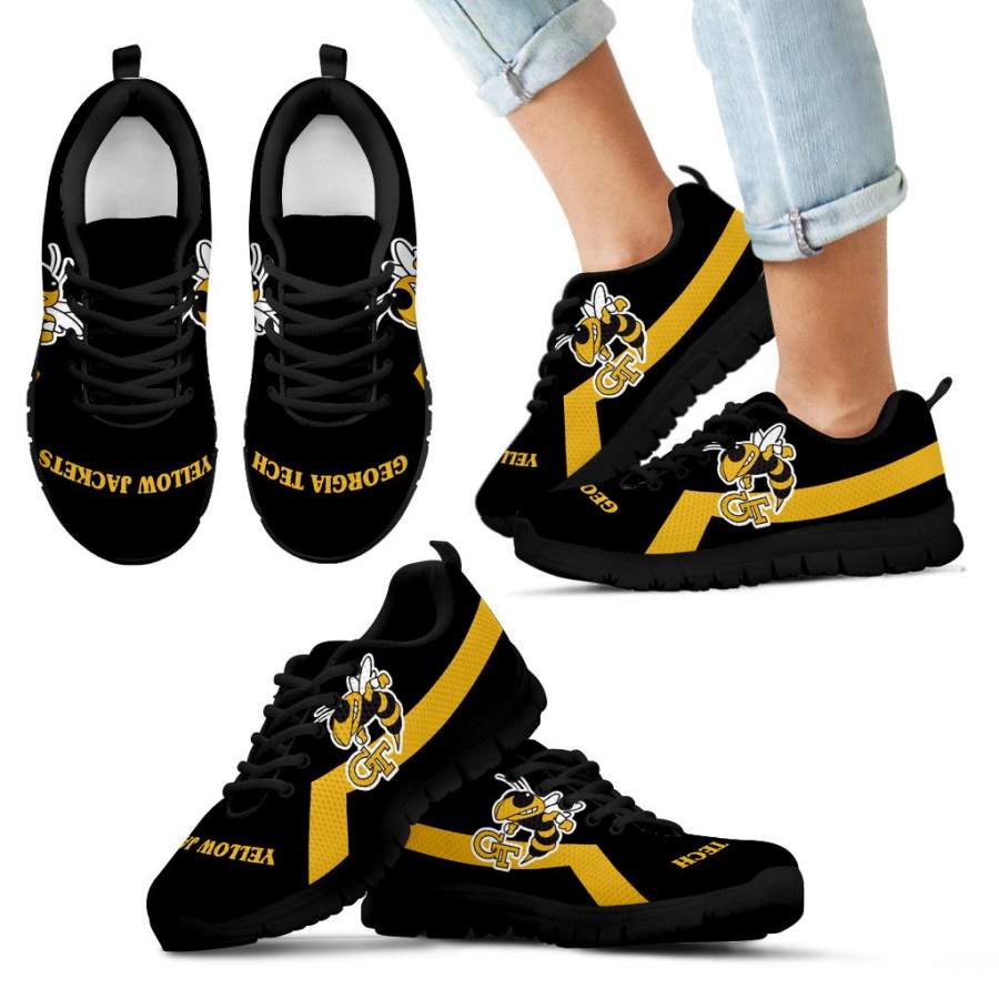 Georgia Tech Yellow Jackets Line Logo Sneakers