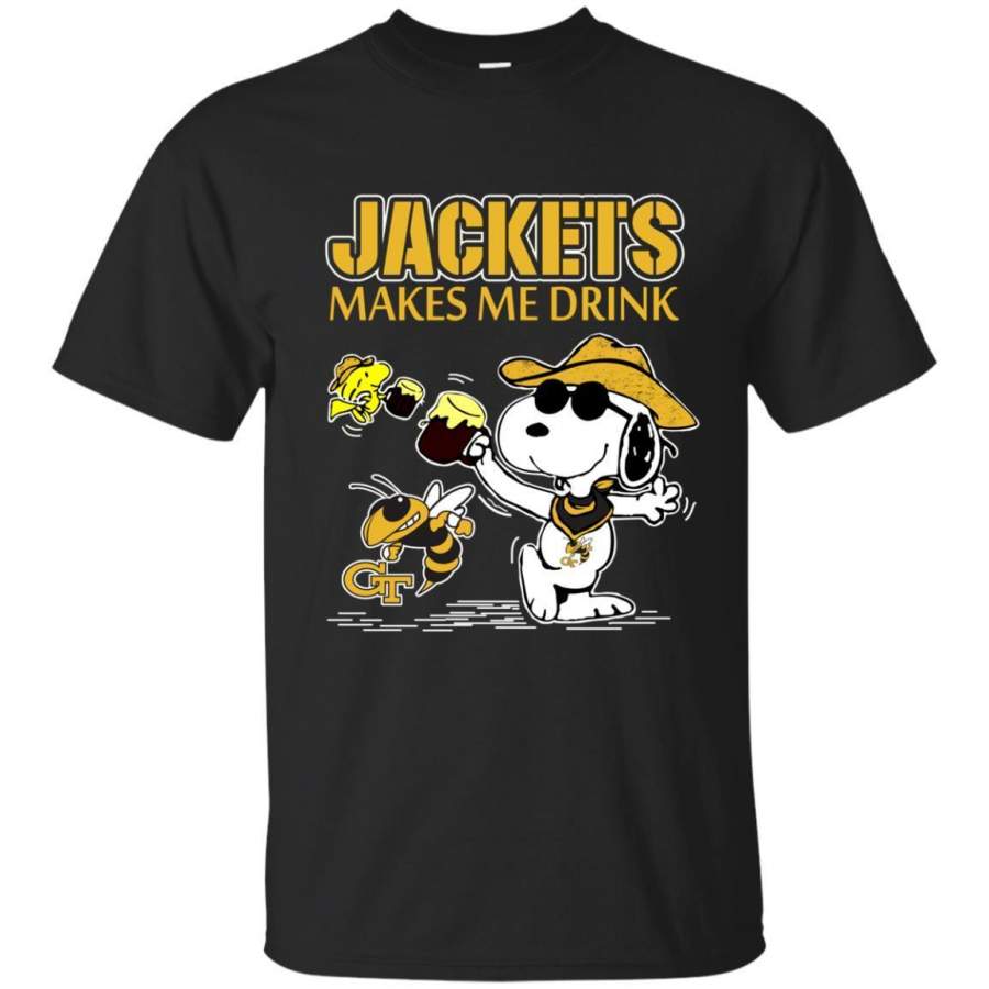 Georgia Tech Yellow Jackets Make Me Drinks T Shirt