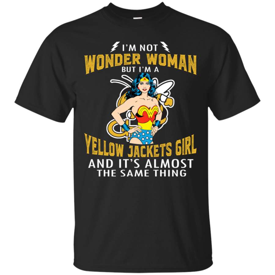 I’m Not Wonder Woman Georgia Tech Yellow Jackets T Shirts