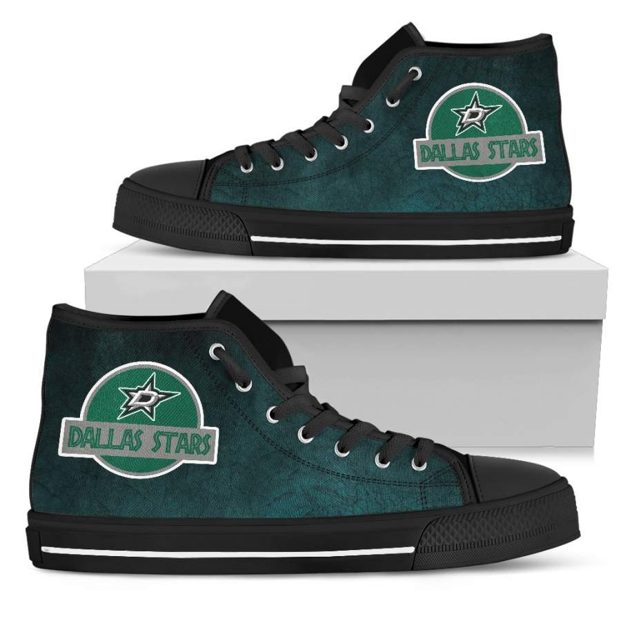 Jurassic Park Dallas Stars High Top Shoes V2