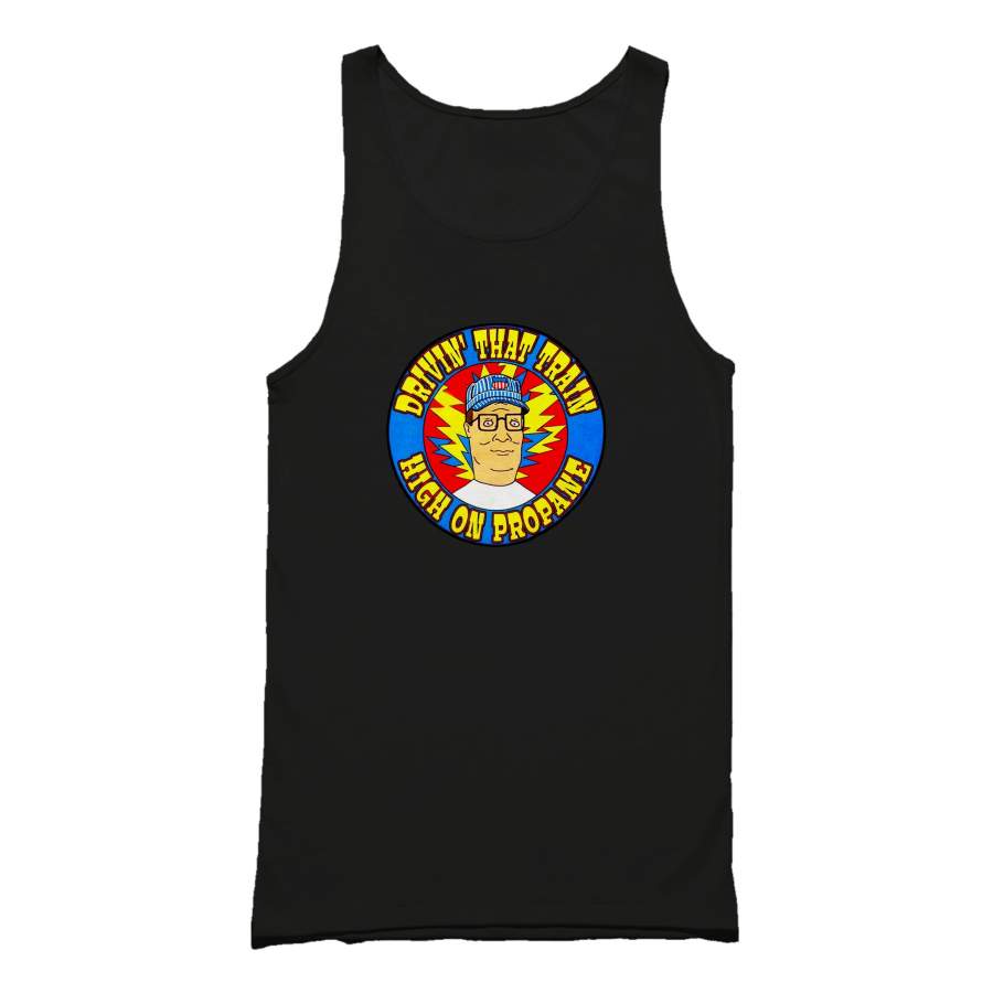 New Hank Hill High On Propane Casey Jones Grateful Dead Jerry Garcia Inspired Shakedown Furthur Phil Lesh lsd 420 Tank Top