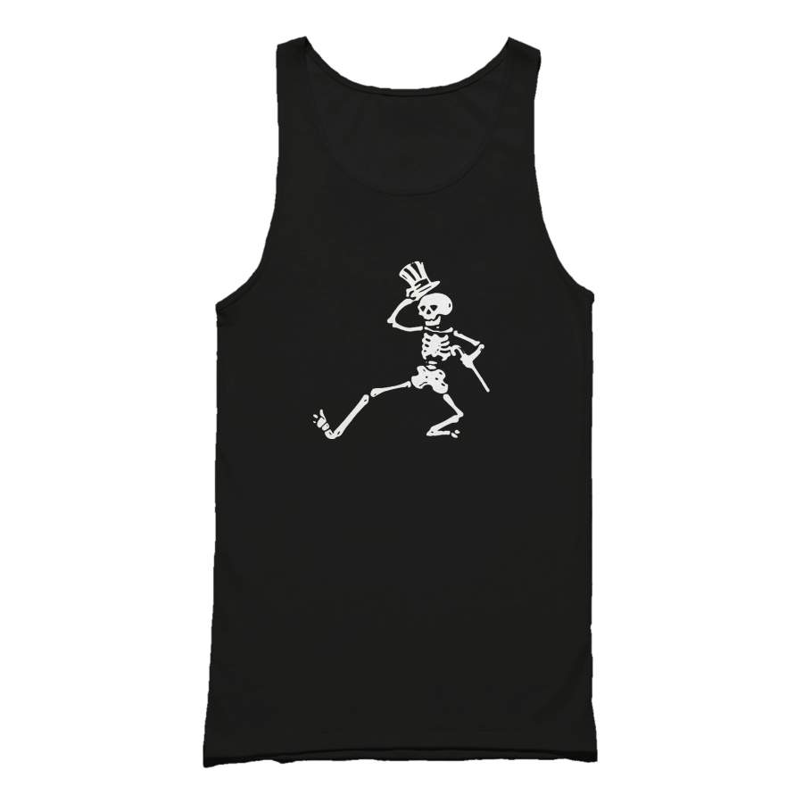 Grateful Dead Head Fan Dancing Skeleton Shakedown Street Halloween Tank Top