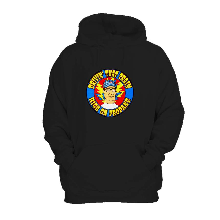 New Hank Hill High On Propane Casey Jones Grateful Dead Jerry Garcia Inspired Shakedown Furthur Phil Lesh lsd 420 Hoodie