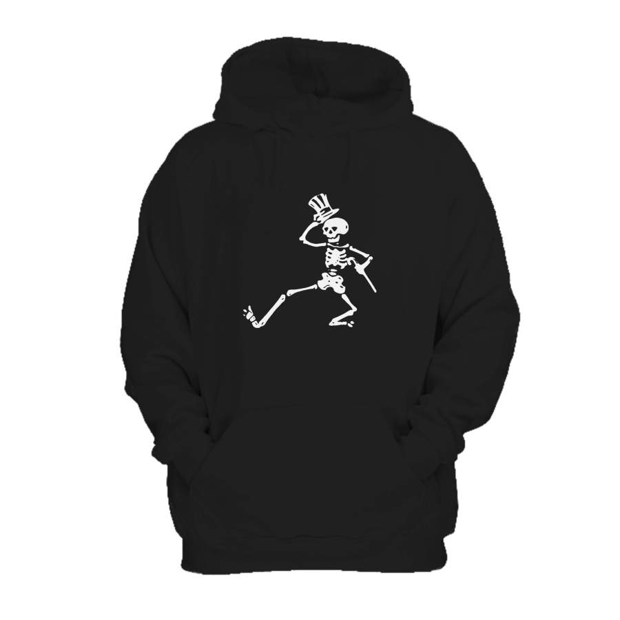 Grateful Dead Head Fan Dancing Skeleton Shakedown Street Halloween Hoodie