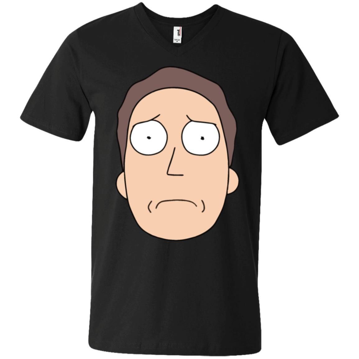 Rick And Morty Jerry Smith Men V-Neck T-Shirt