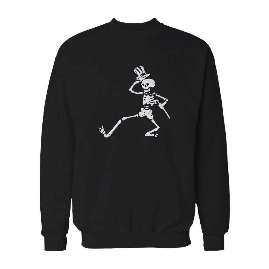 Grateful Dead Head Fan Dancing Skeleton Shakedown Street Halloween Sweatshirt