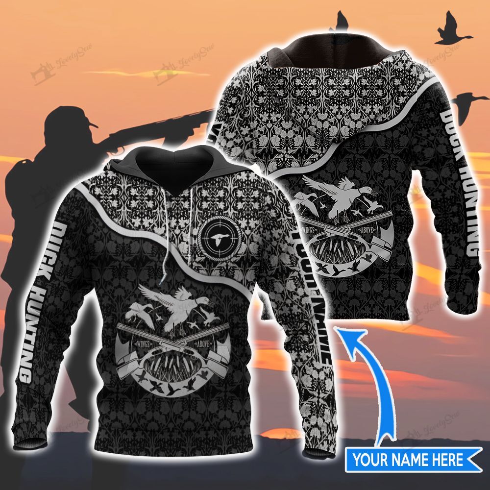 Duck hunting Personalized 3D Hoodie TRT20121402