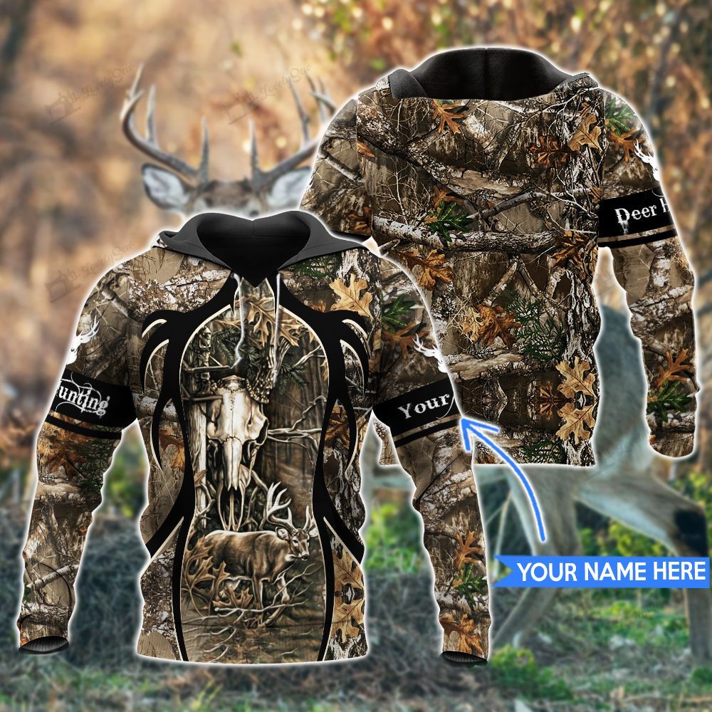 Deer hunting Personalized 3D Hoodie DVT21021706