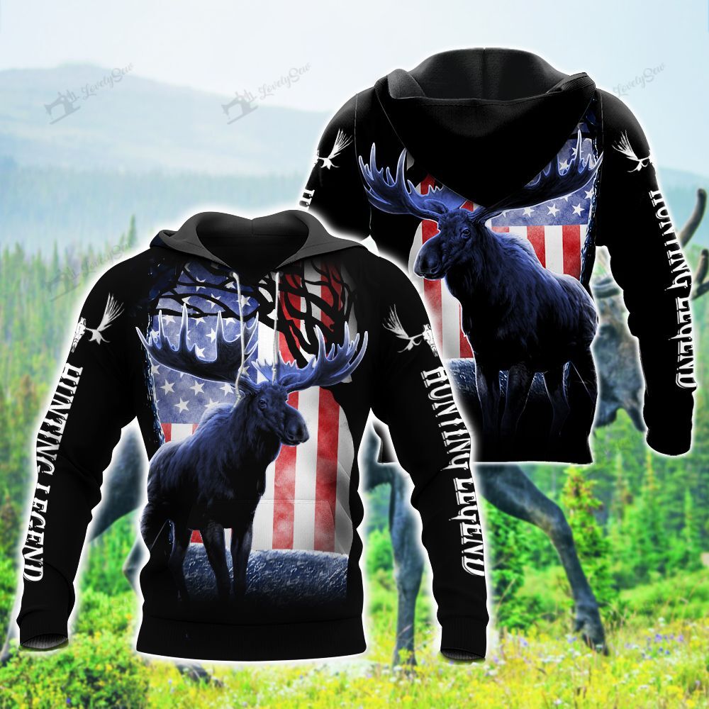 Moose Hunting 3D Hoodie BIT21031004