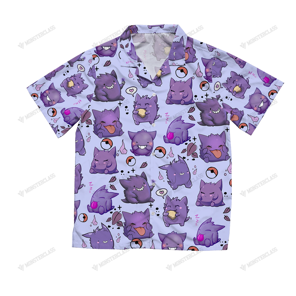 Gengar Pokemon Hawaiian Set