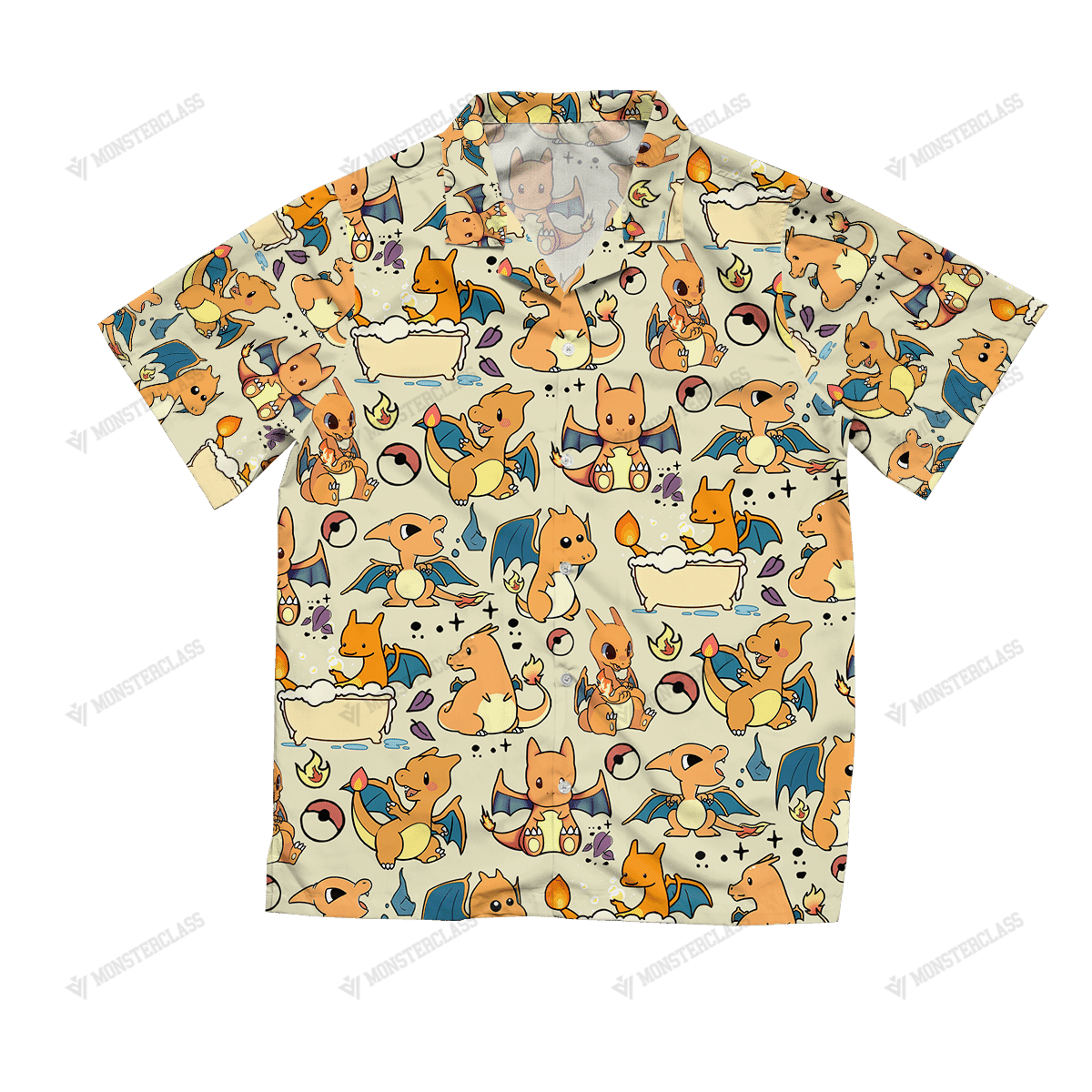 Charizard Pokemon Hawaiian Set