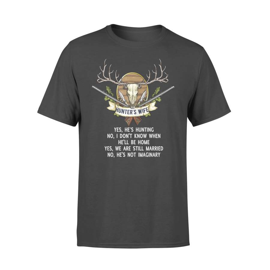 Funny Hunt Wife shirt for Womens Husband Partner Gone AWOL Hunting Poem Hunt Wife T shirts