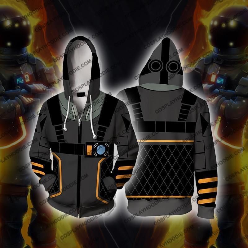 Fortnite Dark Voyager Cosplay Jacket 3D Zip Up Hoodie Unisex, Jacket, Sweatshirt, T-Shirt