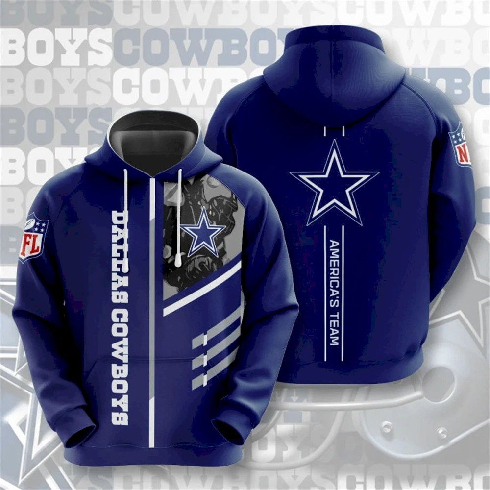 Dallas Cowboys S1465 3D Pullover Hoodie, Bomber Jacket, Sweatshirt, T-Shirt